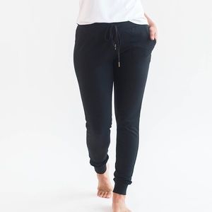 Black Unwind Joggers